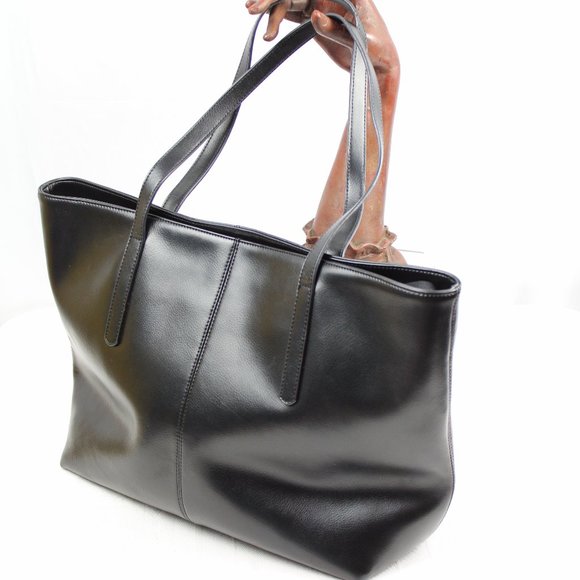 Jack & Chris Handbags - Jack & Chris Black Double Handle Tote